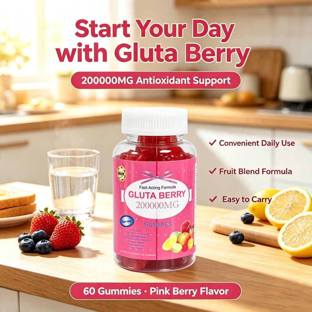 Gluta Berry Gummies - Skin Care Gummies | 60 Count | Dropship