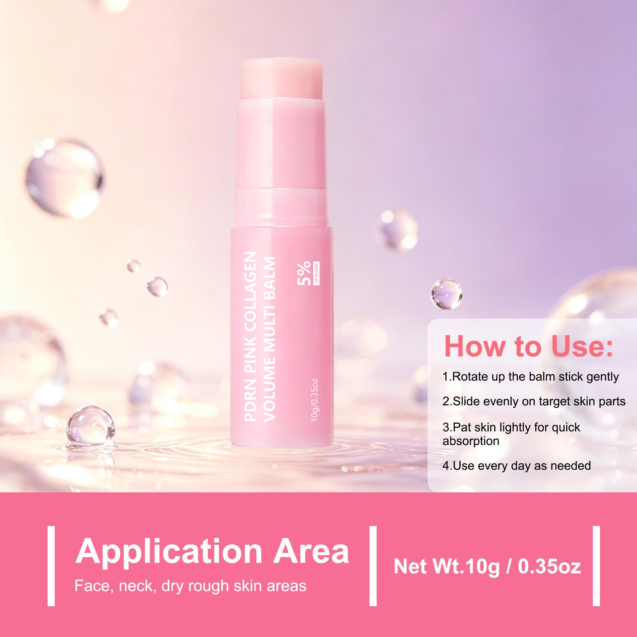 PDRN Collagen Multi Balm - Lip Care Moisturizer | 10g | Dropship