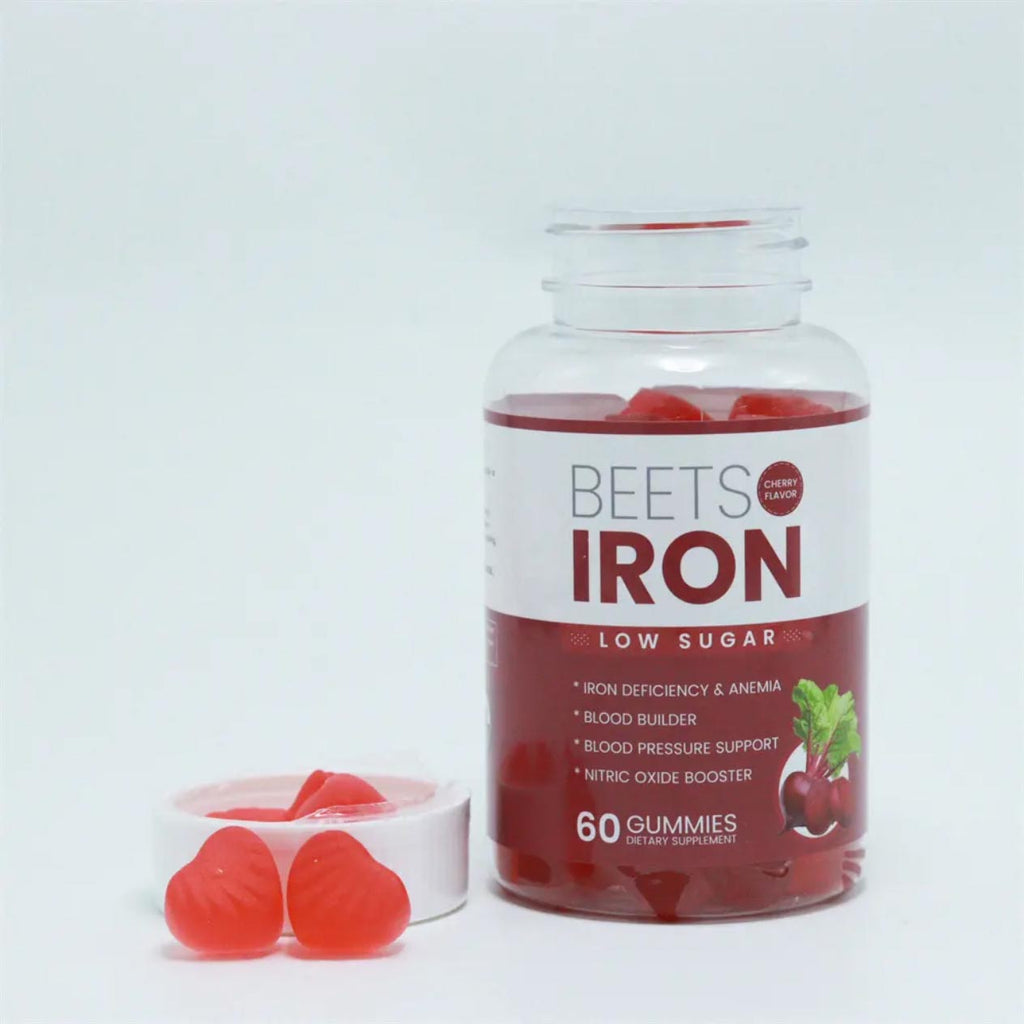 Beets Iron Gummies - Blood Wellness Support | 60 Gummies | Dropship