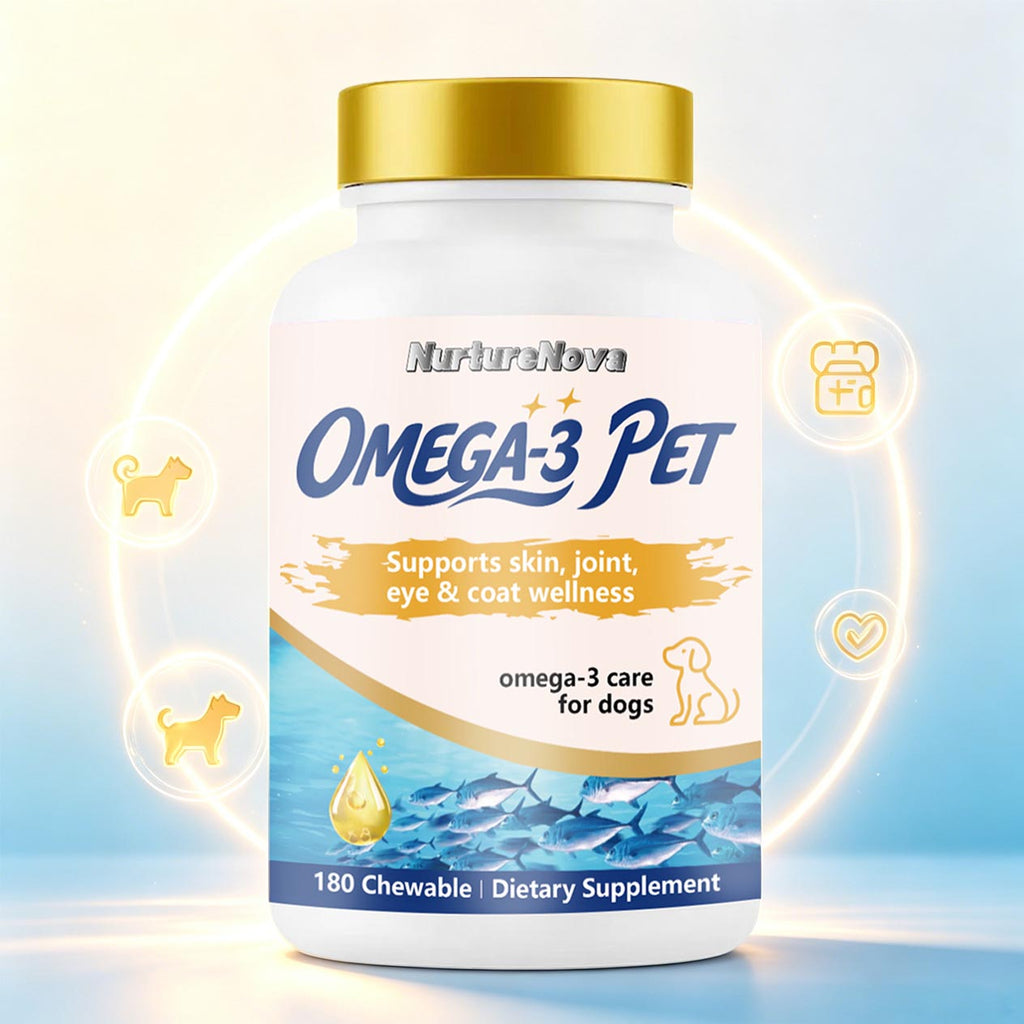 Omega-3 Pet Chewable - Dog Skin Wellness | 180 Chewables | Dropship