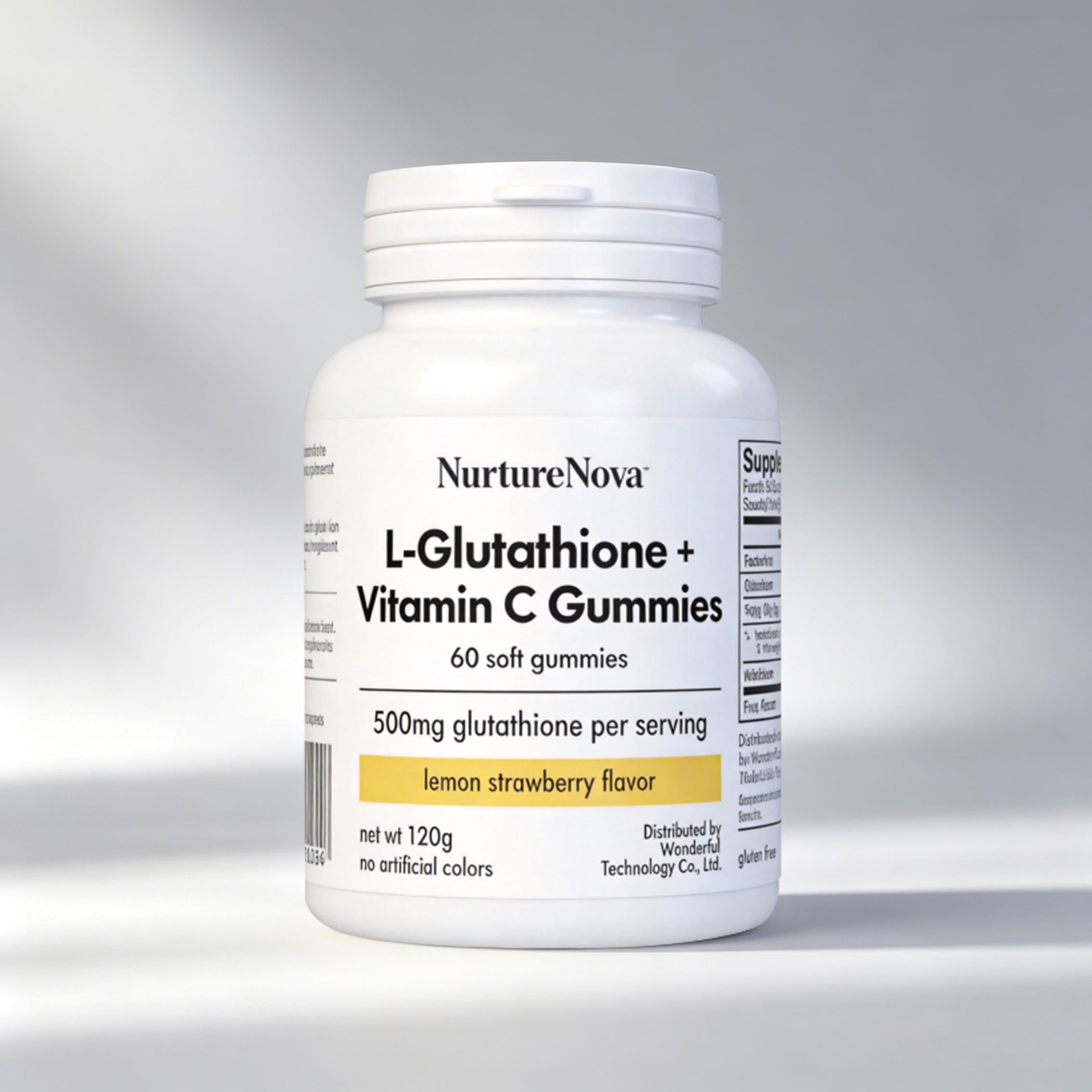 L-Glutathione Vitamin C Gummies - Skin Support | 60 Gummies | Dropship