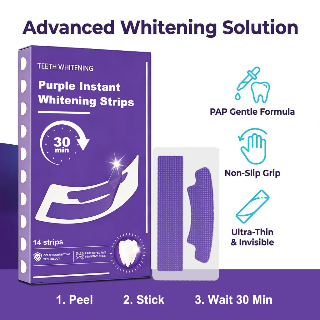 Teeth Whitening Strips - Gentle Teeth Oral Care | 14 Strips | Dropship