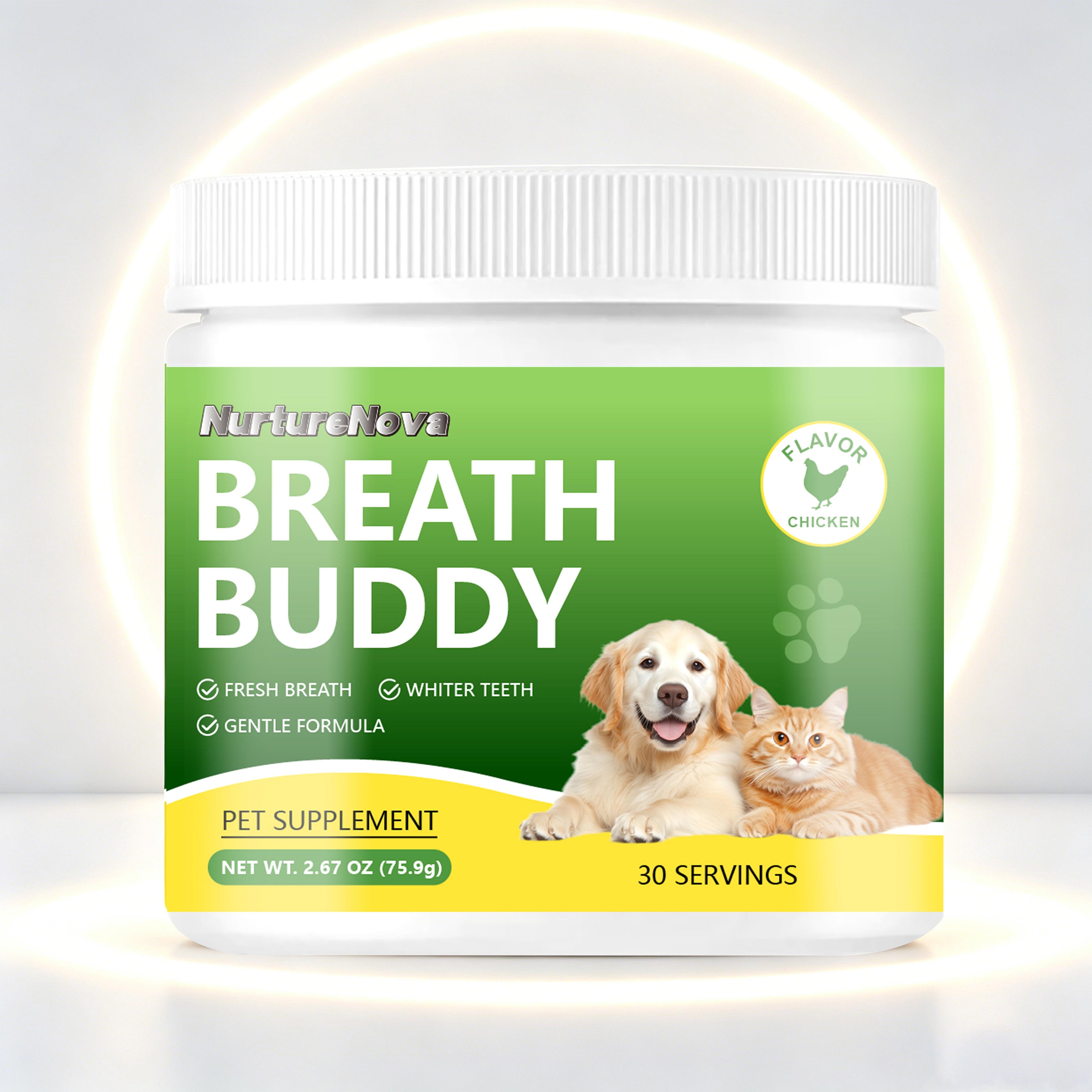 Breath Buddy Powder-Freshen Breath & Whiten Teeth|75.9g|Dropship