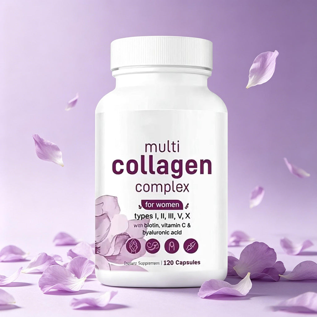 Multi Collagen Complex Capsules-Support Hair Skin Nail for Women|120ct|Dropship
