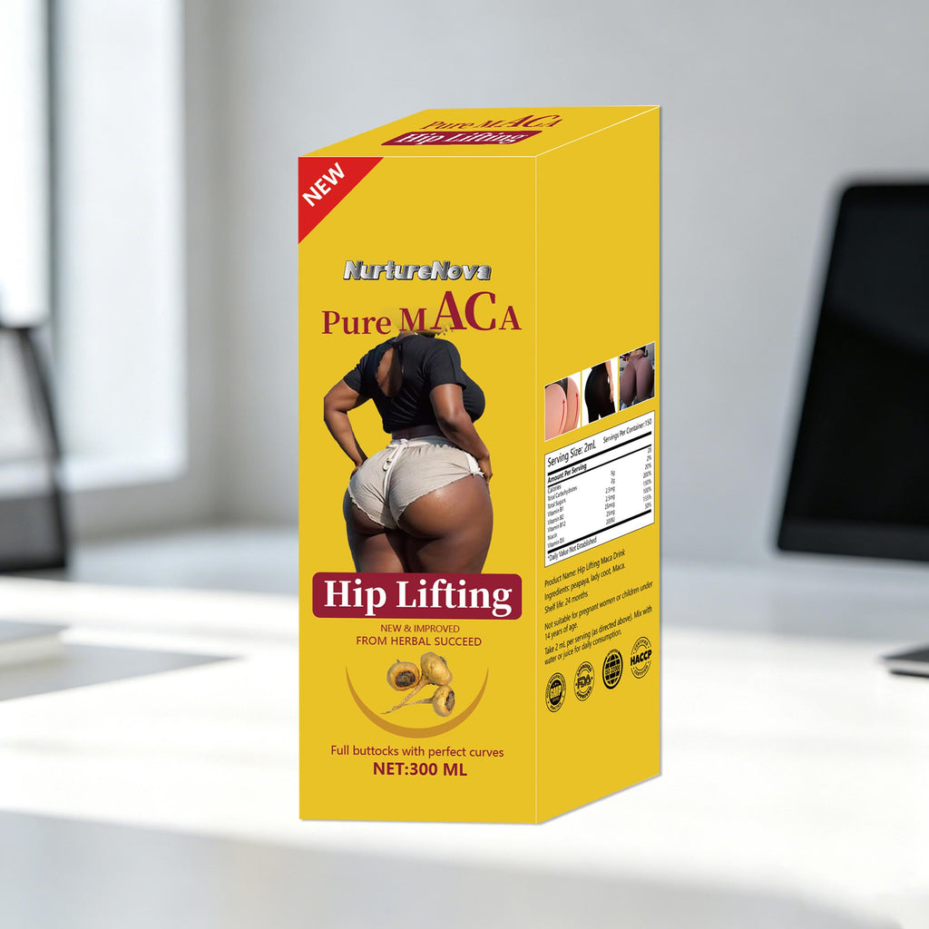 Pure Maca Hip Lifting Syrup - Shaping Buttock Curves | 300ML |Dropship