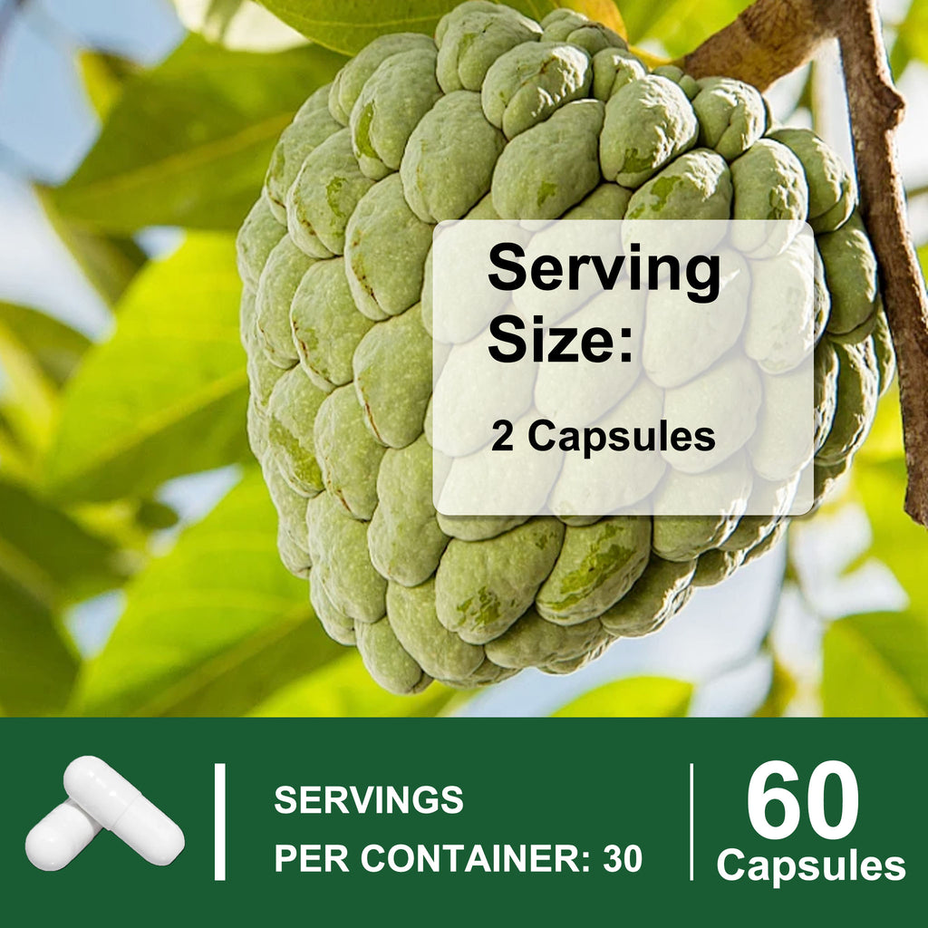 Soursop 24 in 1 Capsules - Daily Body Wellness | 60 Capsules |Dropship