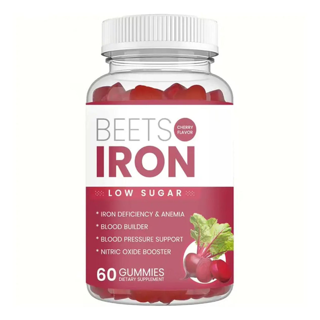 Beets Iron Gummies - Blood Wellness Support | 60 Gummies | Dropship