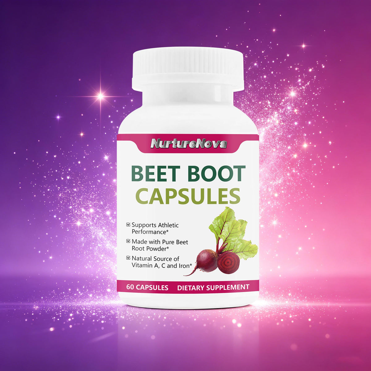 Beet Root Capsules - Nutrient Support |60 Capsules| Dropship