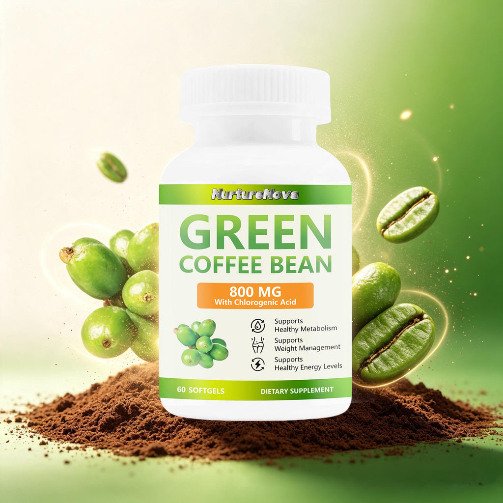 Green Coffee Bean Softgels‑Supports Metabolism | 60 Softgels |Dropship