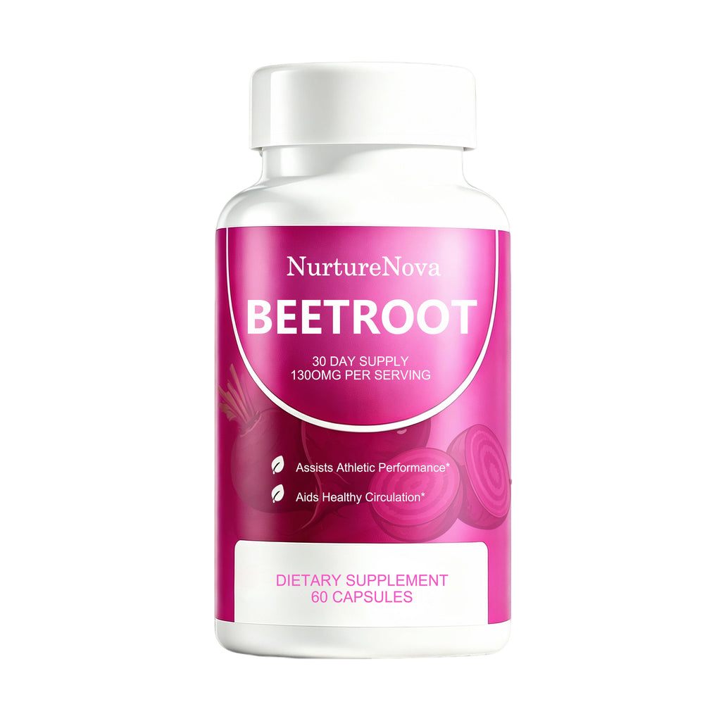 Beetroot Capsules - Sports Wellness Support | 60ct | Dropship