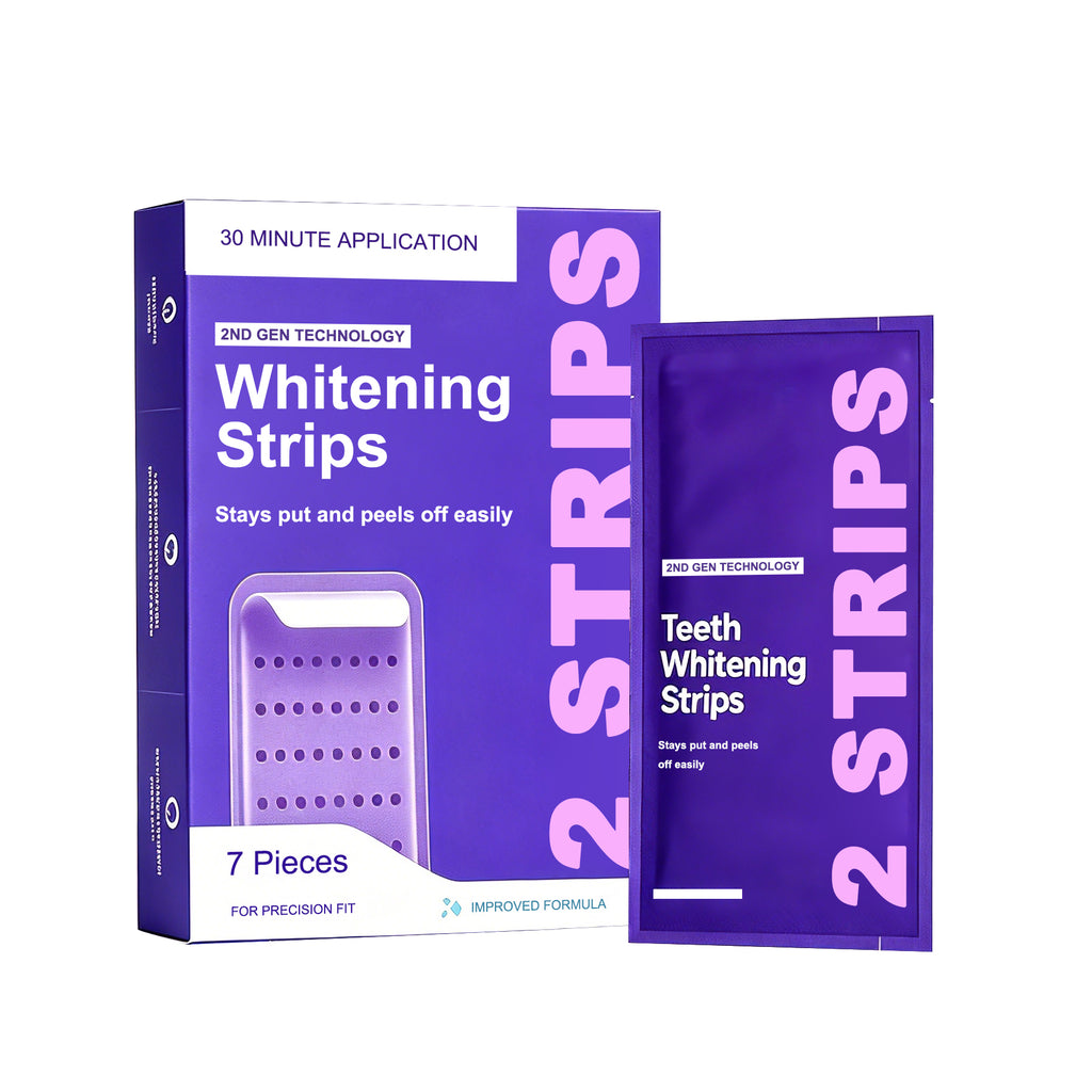 Teeth Whitening Strips - Oral Brightening Care | 7 Packs | Dropship