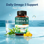 Omega‑3 Algae Oil Softgels - Overall Wellness | 60 Softgels | Dropship