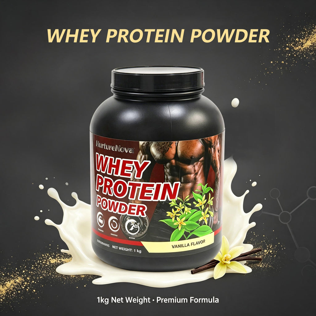 Whey Protein Powder - Muscle Support | Vanilla Flavor | Dropship