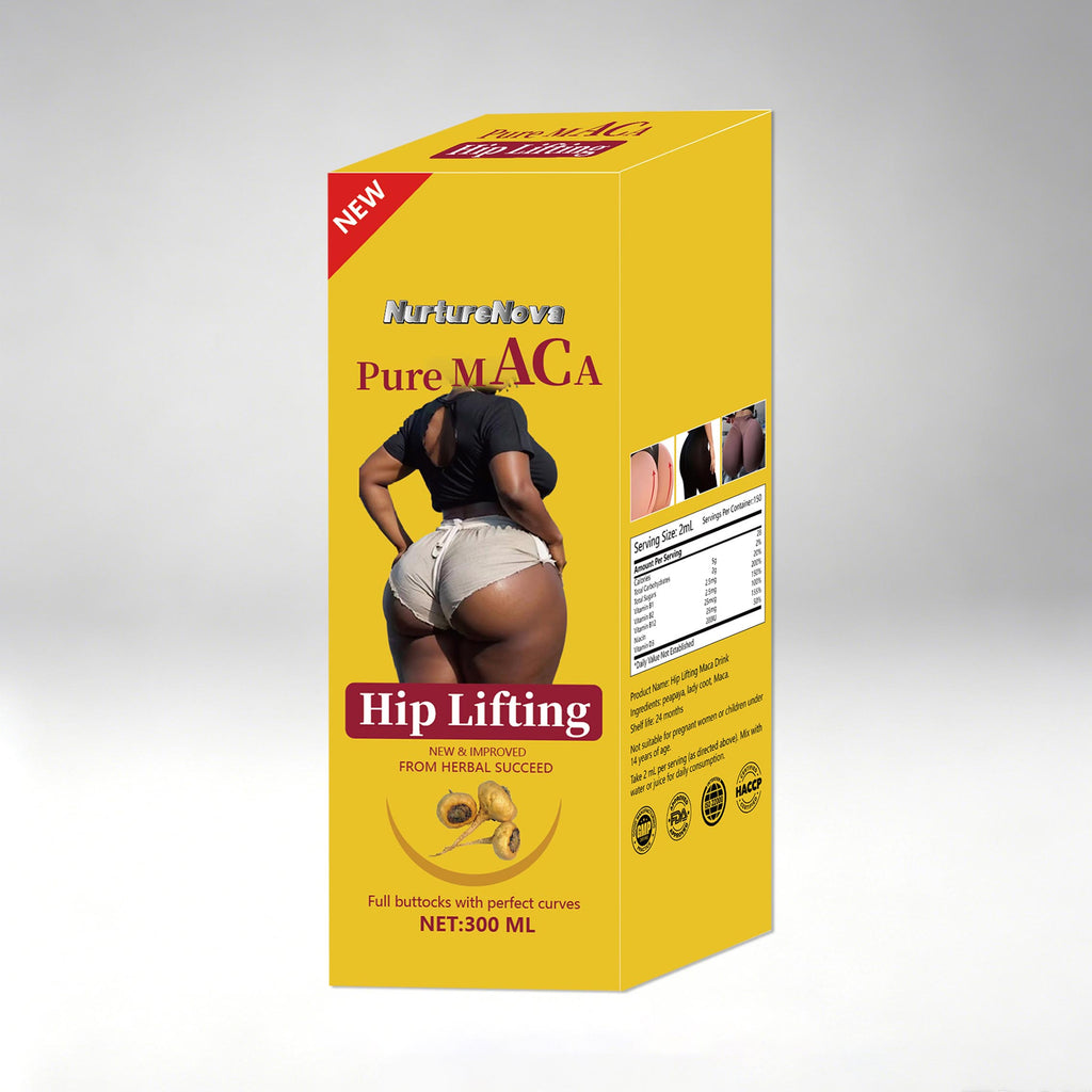 Pure Maca Hip Lifting Syrup - Shaping Buttock Curves | 300ML |Dropship