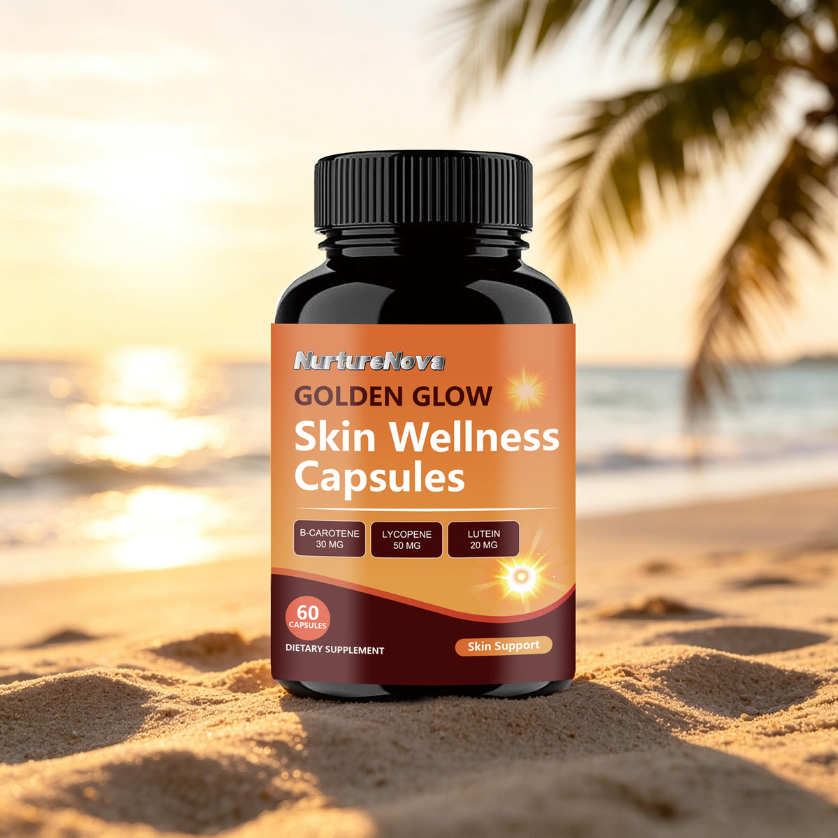 Golden Glow Skin Wellness Capsules | 60 Capsules | Dropship