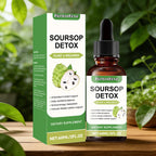 Soursop Detox Liquid Drops - Plant Wellness Support | 60ml | Dropship