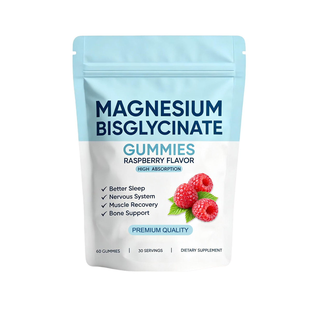 Magnesium Bisglycinate Gummies - Sleep & Bone Support |60pcs| Dropship