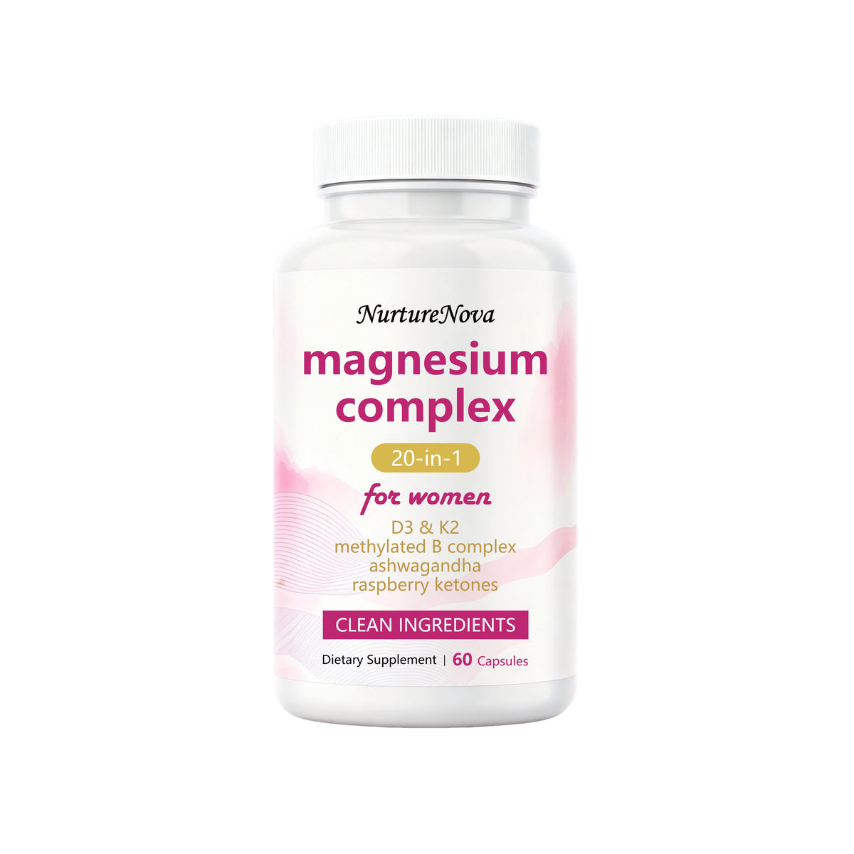 Women Magnesium Complex - Health Support | 60 Ct | Dropship
