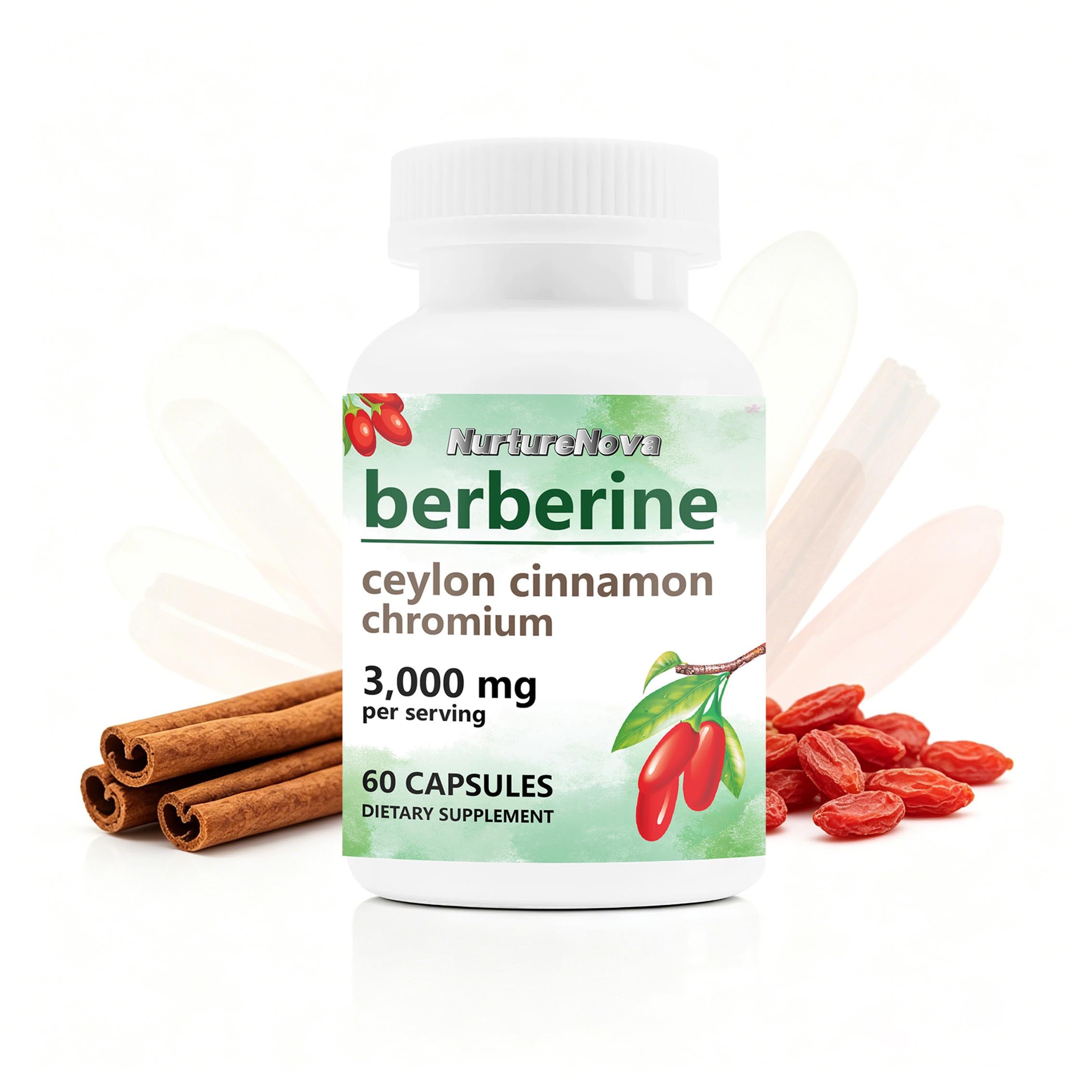 Berberine Capsules - Metabolic Health Support | 3000mg | 60 Count | Dropship