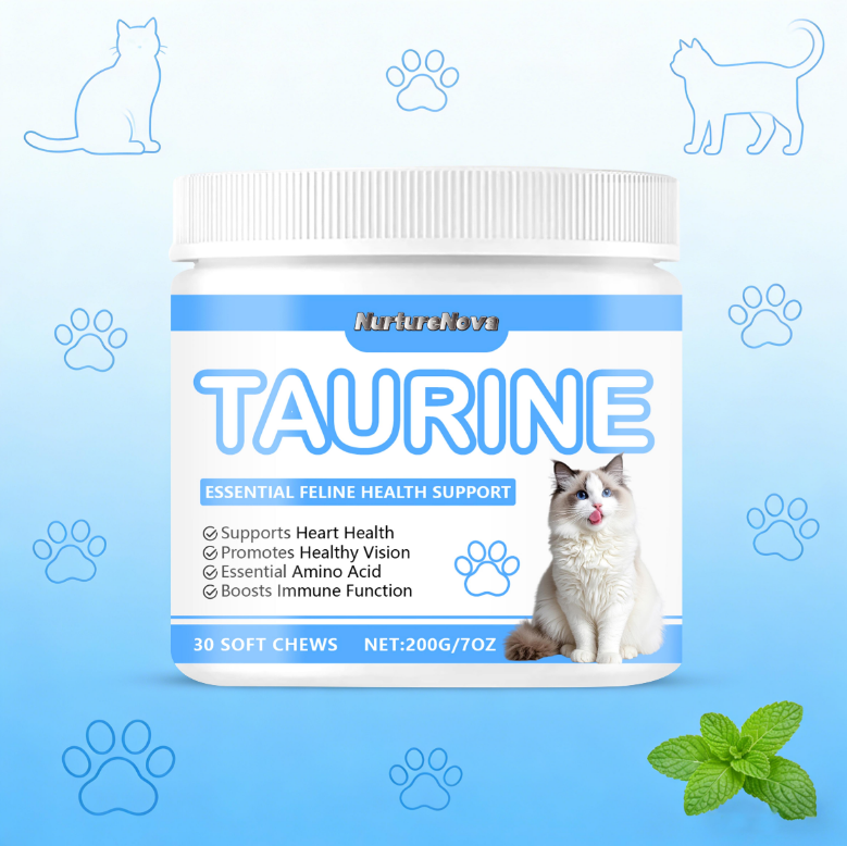 Cat Taurine Chews - Heart & Vision Support | 200g | Dropship