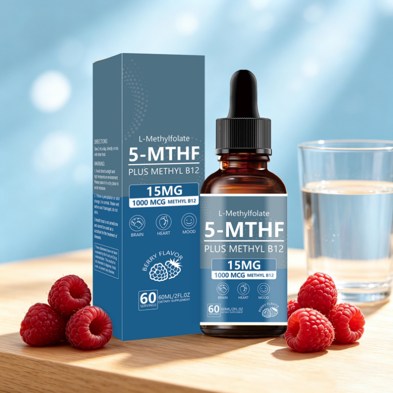 5-Mthf Drops - Brain Heart Mood Support |60ml|Dropship