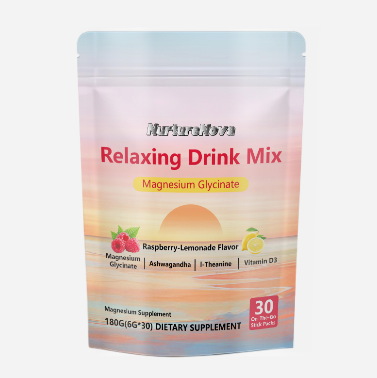 Relaxing Drink Mix - Calm Stress Relief |30 Stick Packs|Dropship
