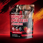 Strawberry Whey Protein Powder - Build Muscle | 1kg | Dropship