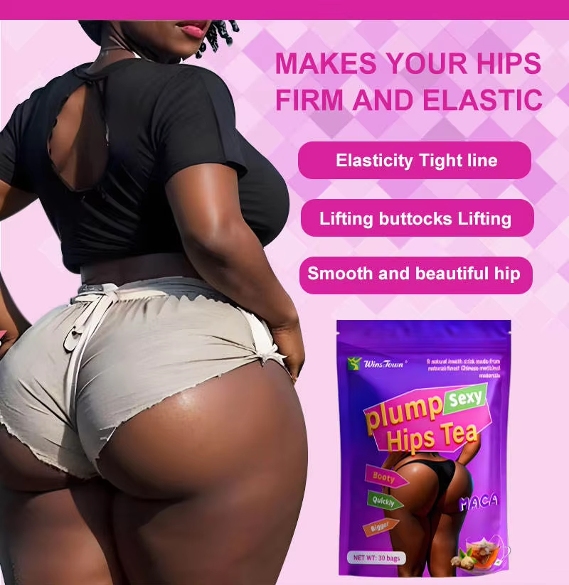 Plump Hips Tea - Maca-infused Herbal Support | 30 Bags | Dropship