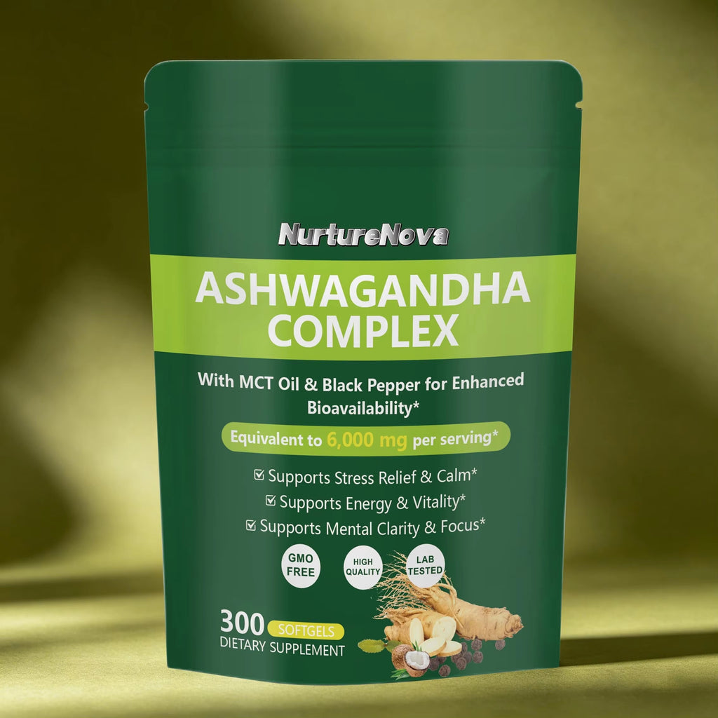 Ashwagandha Complex Softgels - Energy Support|300 Softgels|Dropship