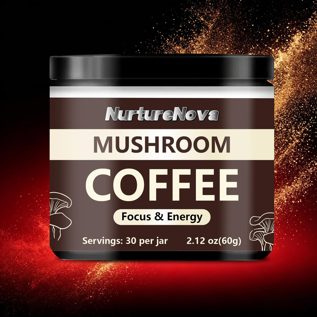 Mushroom Coffee Powder - Boost Focus & Energy|60g|Dropship