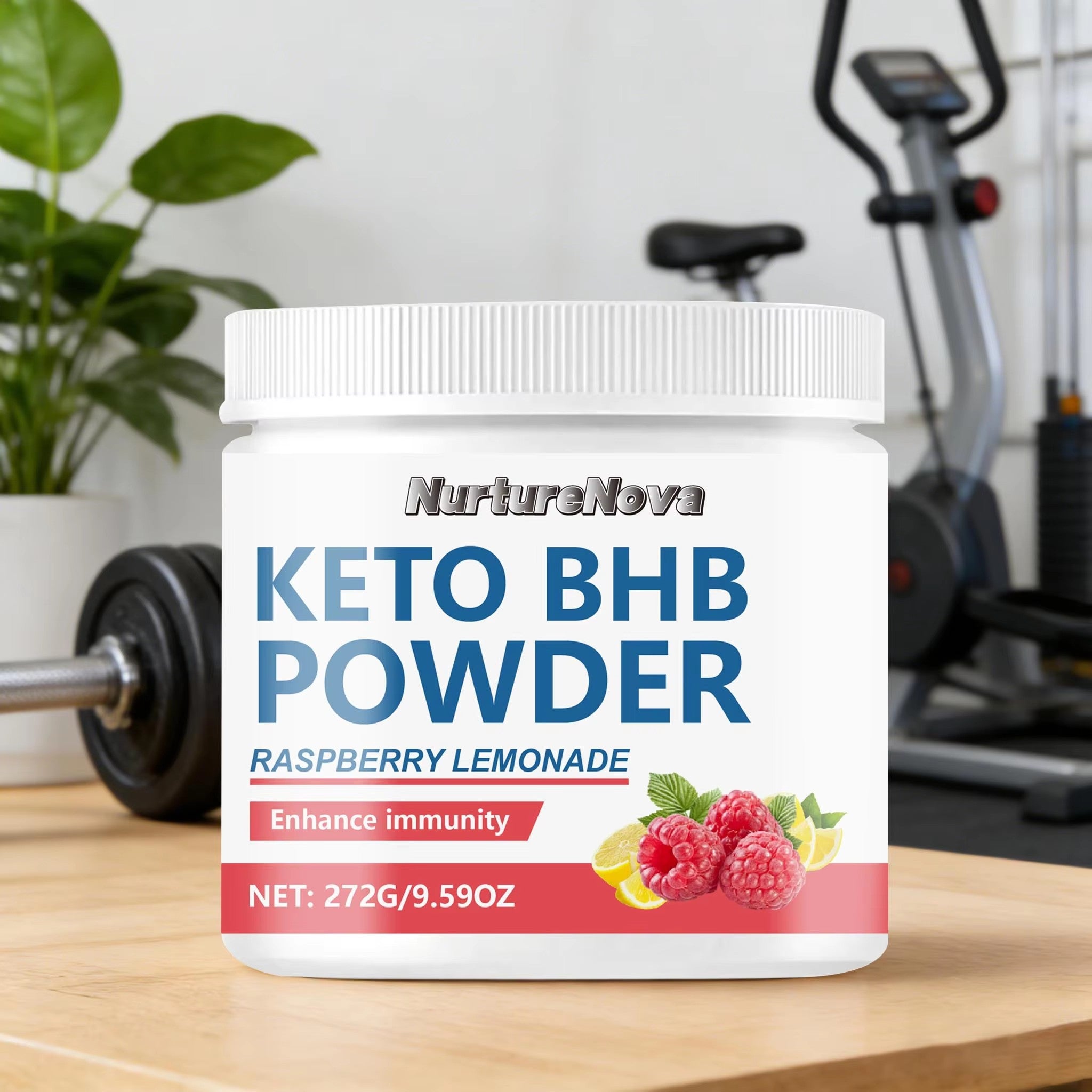 Keto BHB Powder-Raspberry Lemonade for Immunity Support|272g|Dropship