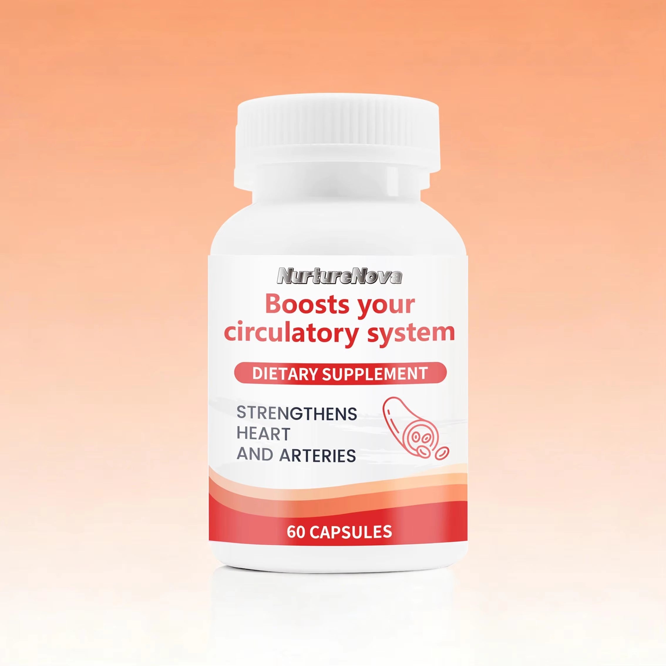 Heart & Artery Support Capsules - Boost Circulatory System | 60 Count | Dropship
