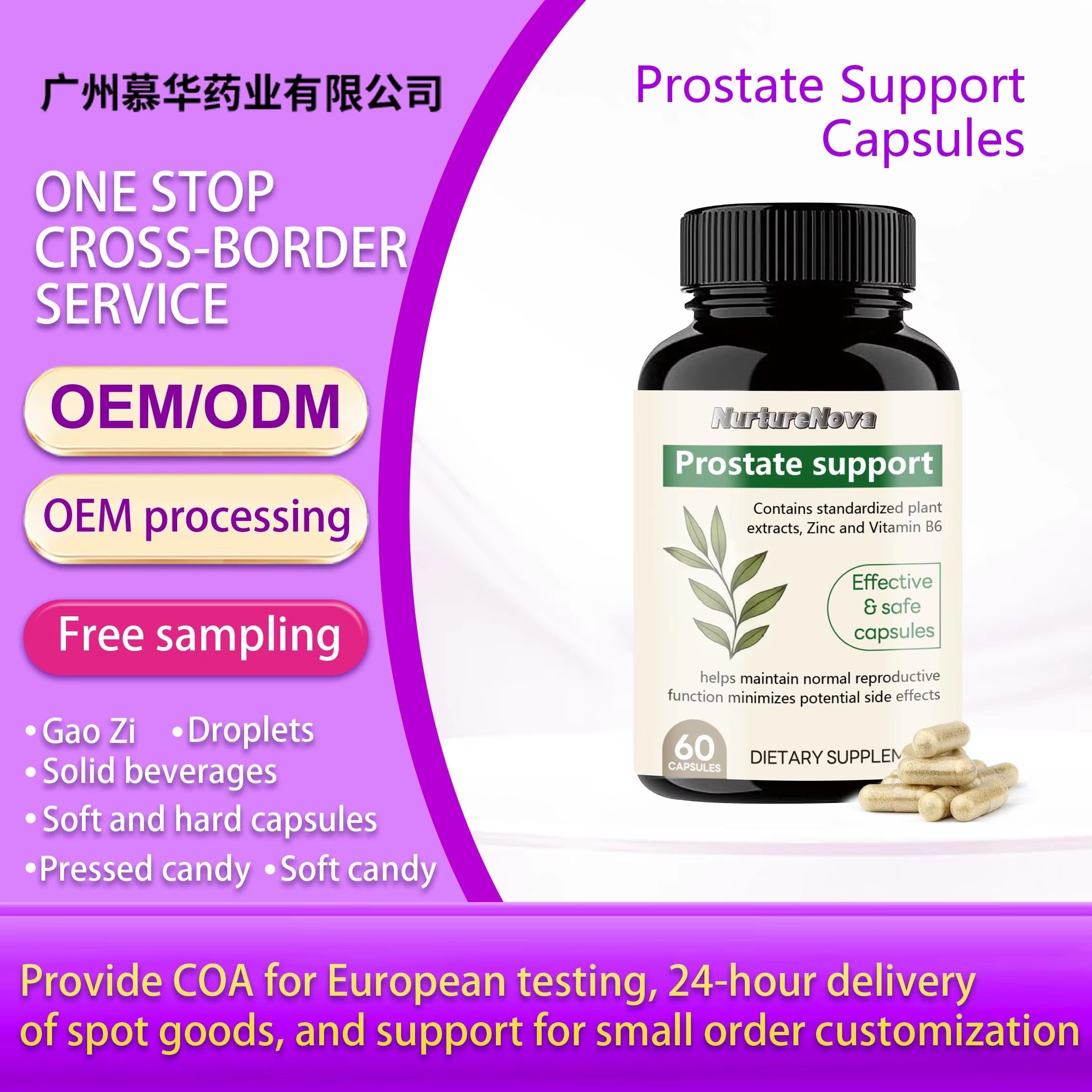 Prostate Support Supplement - Men’s Wellness | 60 Capsules | Dropship