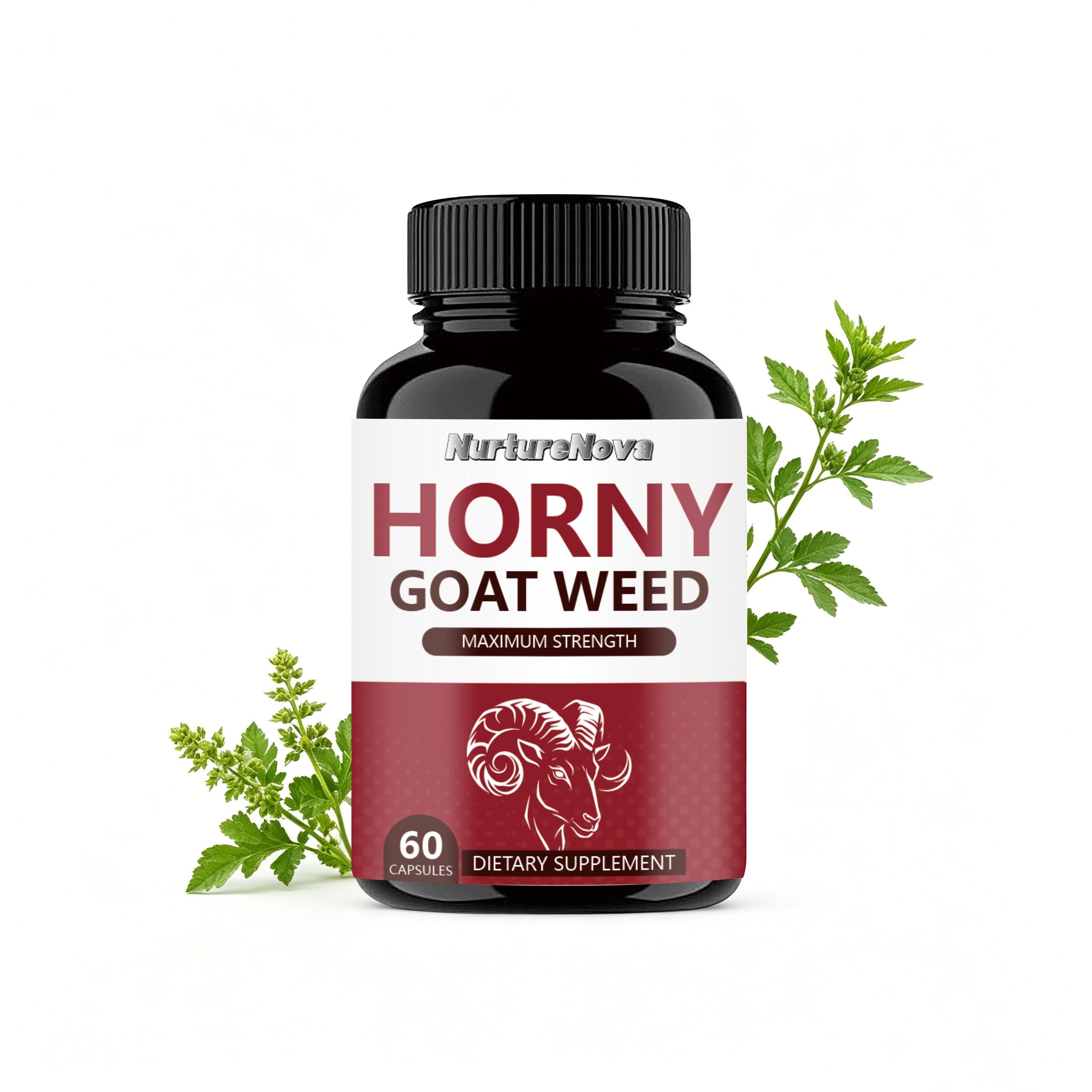 Horny Goat Weed Capsules - Men's Vitality Strength|60Capsules|Dropship