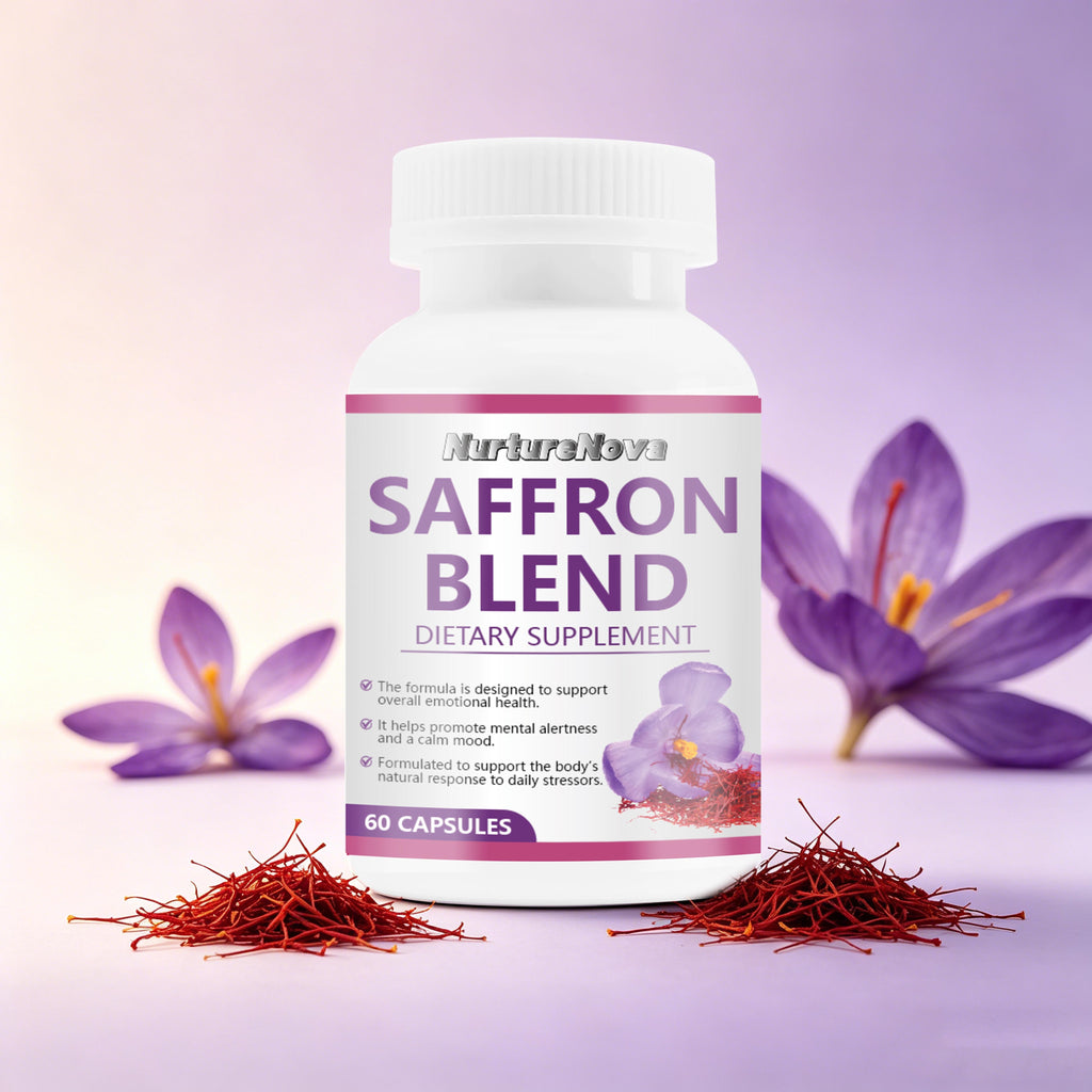 Saffron Blend Capsules - Emotional Mood Support |60 Capsules|Dropship