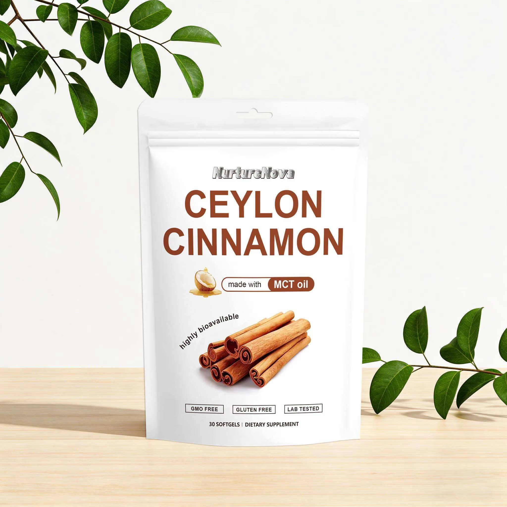 Ceylon Cinnamon Softgels - Metabolic Support | 30ct | Dropship
