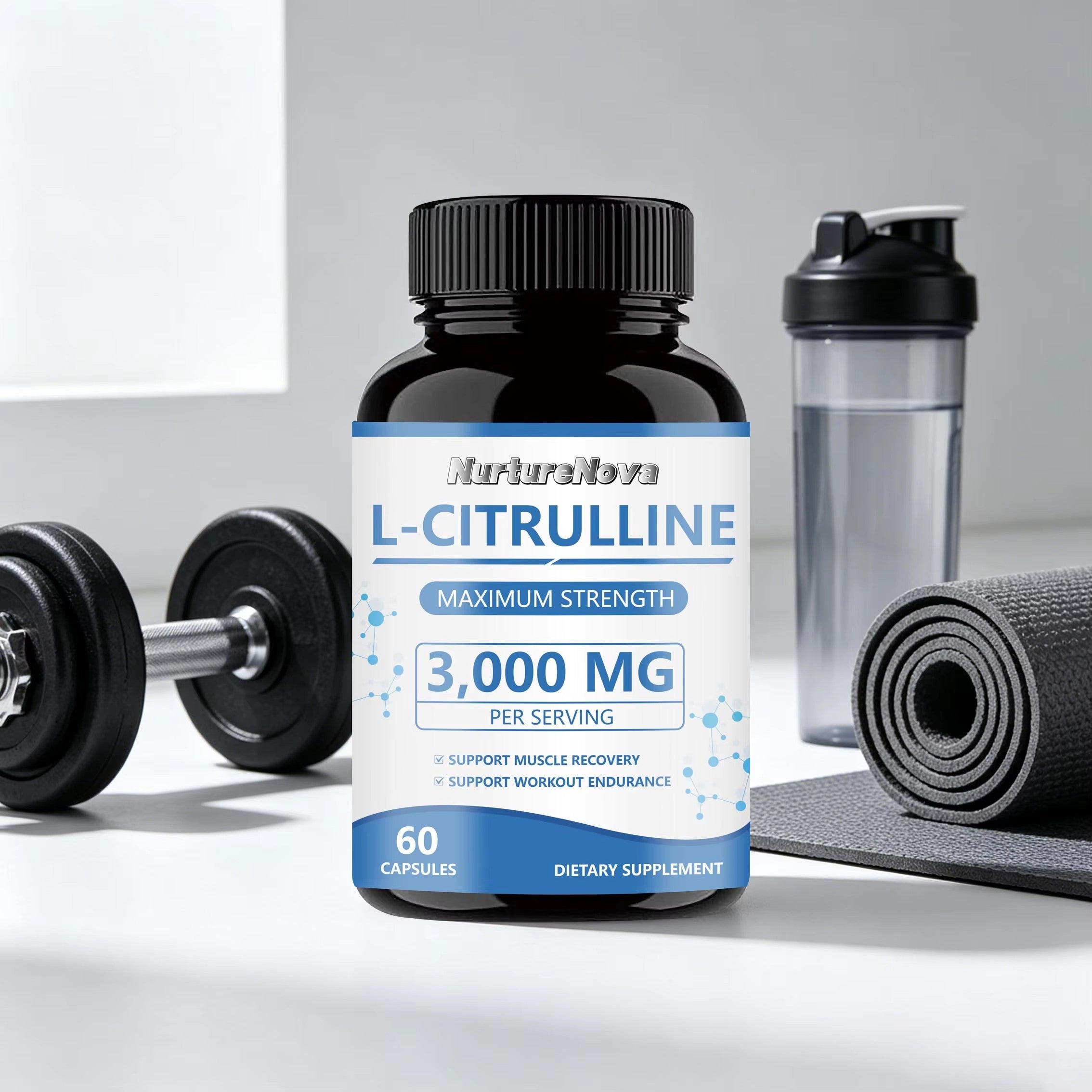 L-Citrulline Capsules - Muscle Recovery | 60 Capsules | Dropship