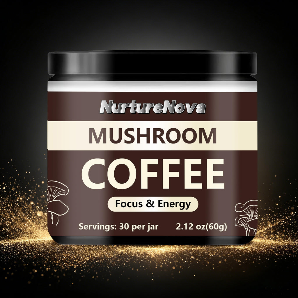 Mushroom Coffee Powder - Natural Energy Boost | 60g | Dropship