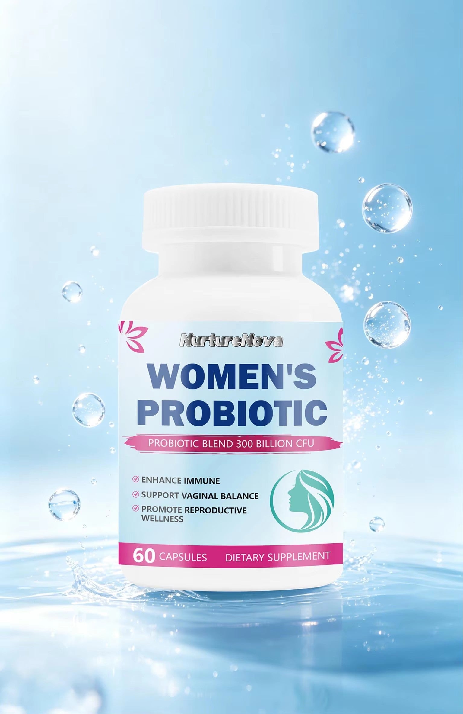Women's Probiotic Capsules - Immune Support|60 Capsules|Dropship