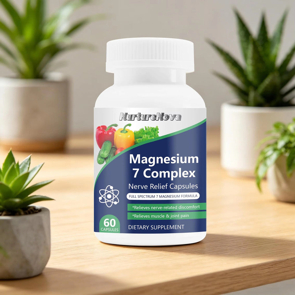 Magnesium 7 Complex Capsules - Muscle Relief |60 Capsules|Dropship