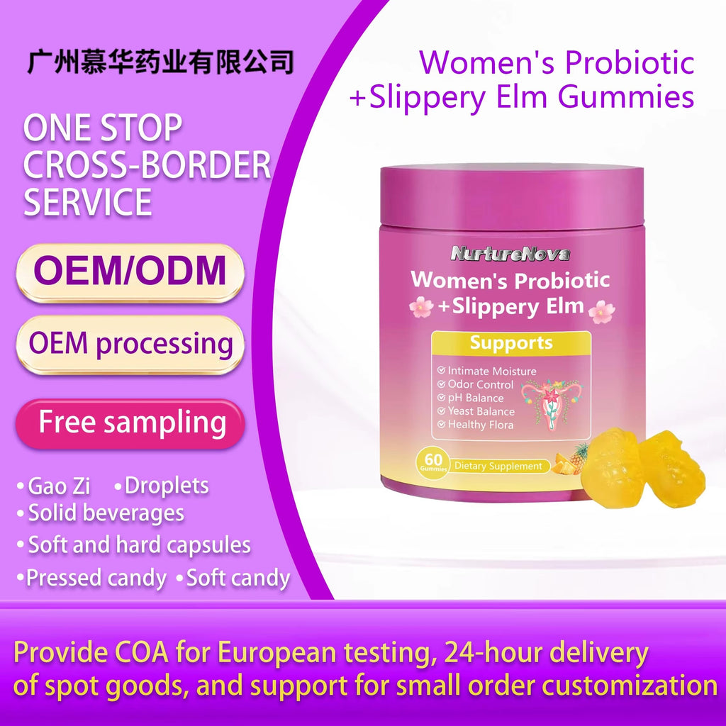 Women's Probiotic Slippery Elm Gummies - Intimate pH Balance | 60 Count | Dropship