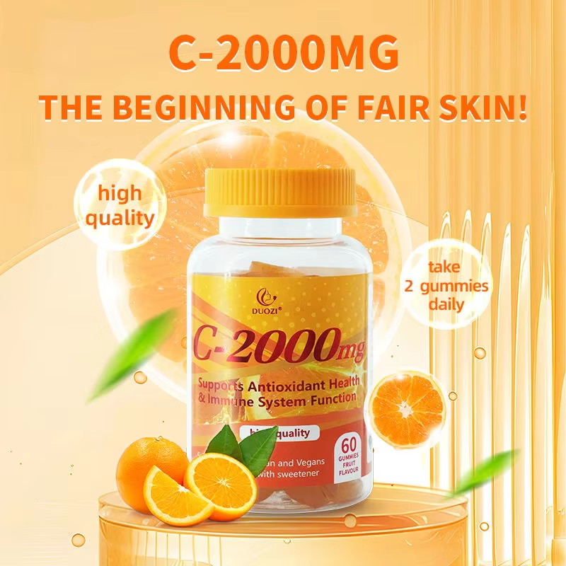 Vitamin C Gummies - Immune & Skin Health Support| 60ct Fruit Flavor  | Dropship
