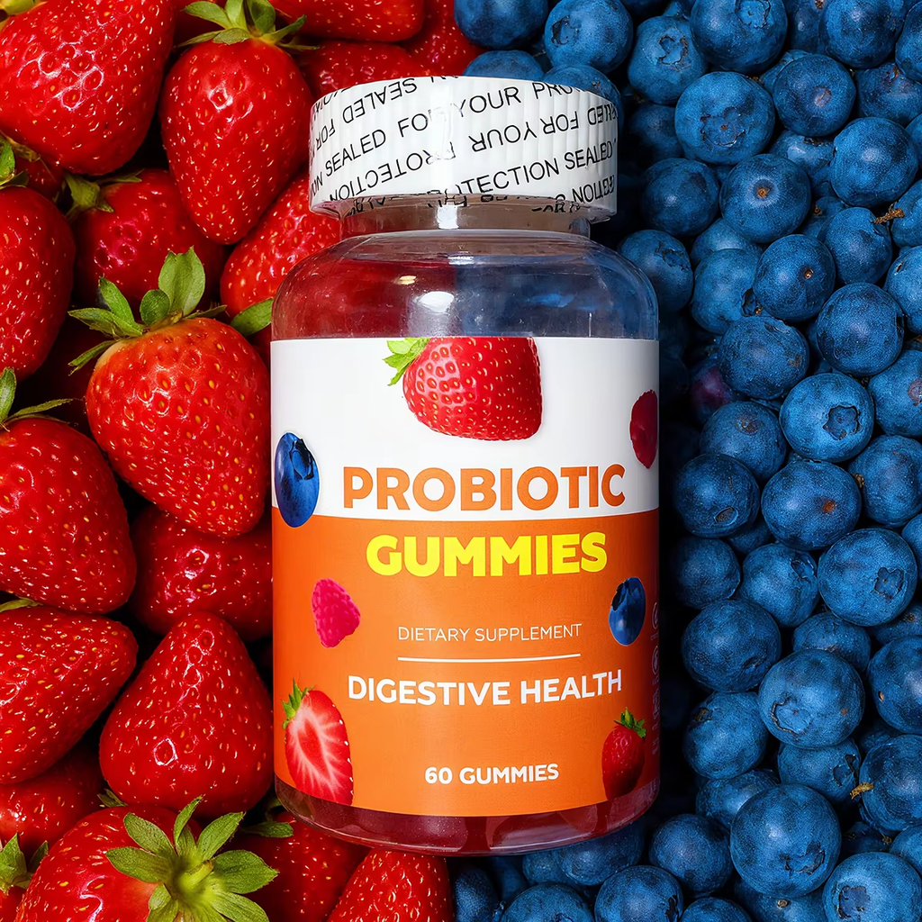 Probiotic Gummies Berry Flavor | 60ct | Dropship