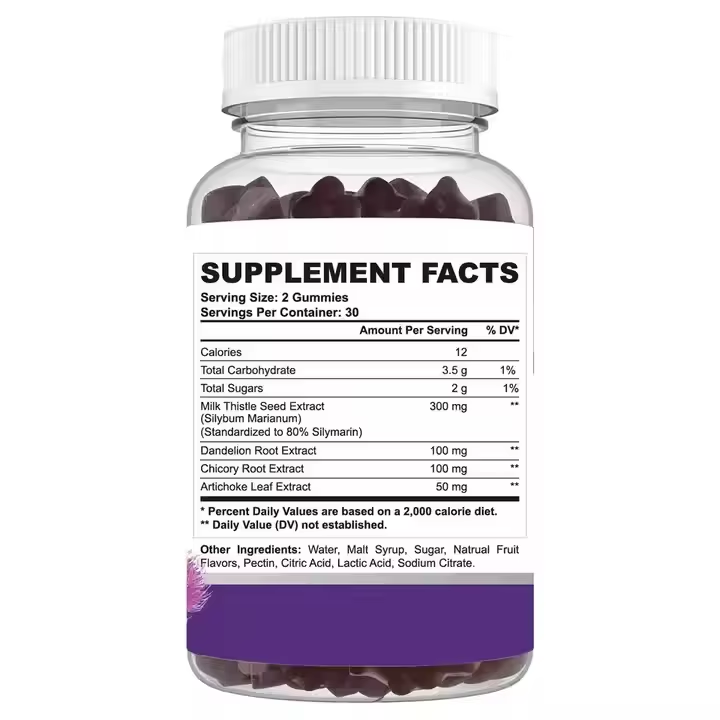 28-in-1 Liver Cleanse Gummies - Detox Support | 30ct | Dropship