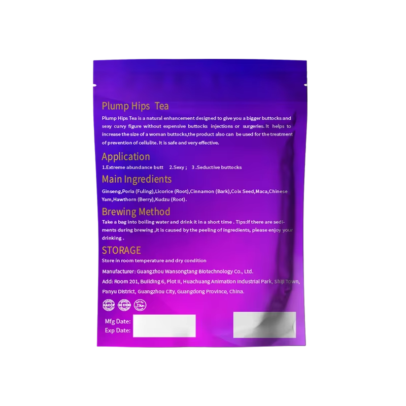 Plump Hips Tea - Maca-infused Herbal Support | 30 Bags | Dropship