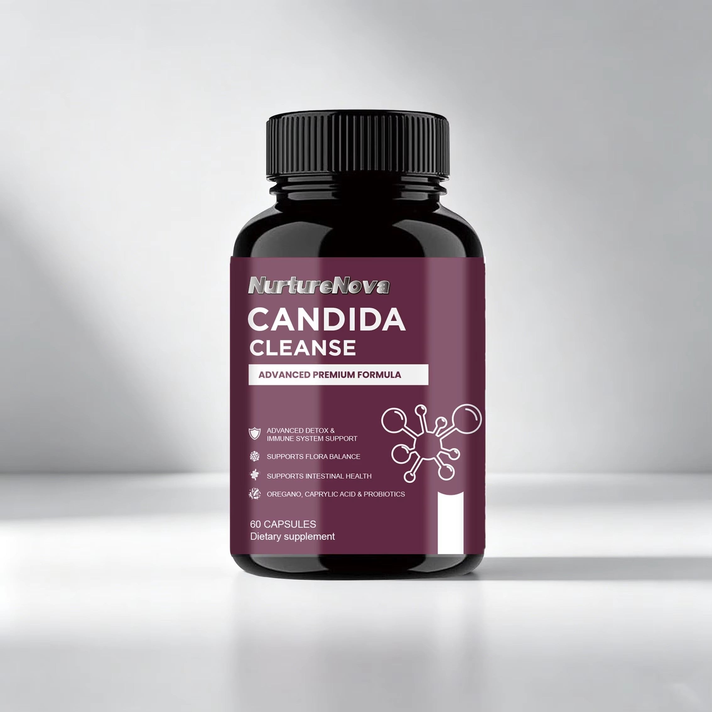 Candida Cleanse Capsules - Detox Gut |60 Capsules|Dropship