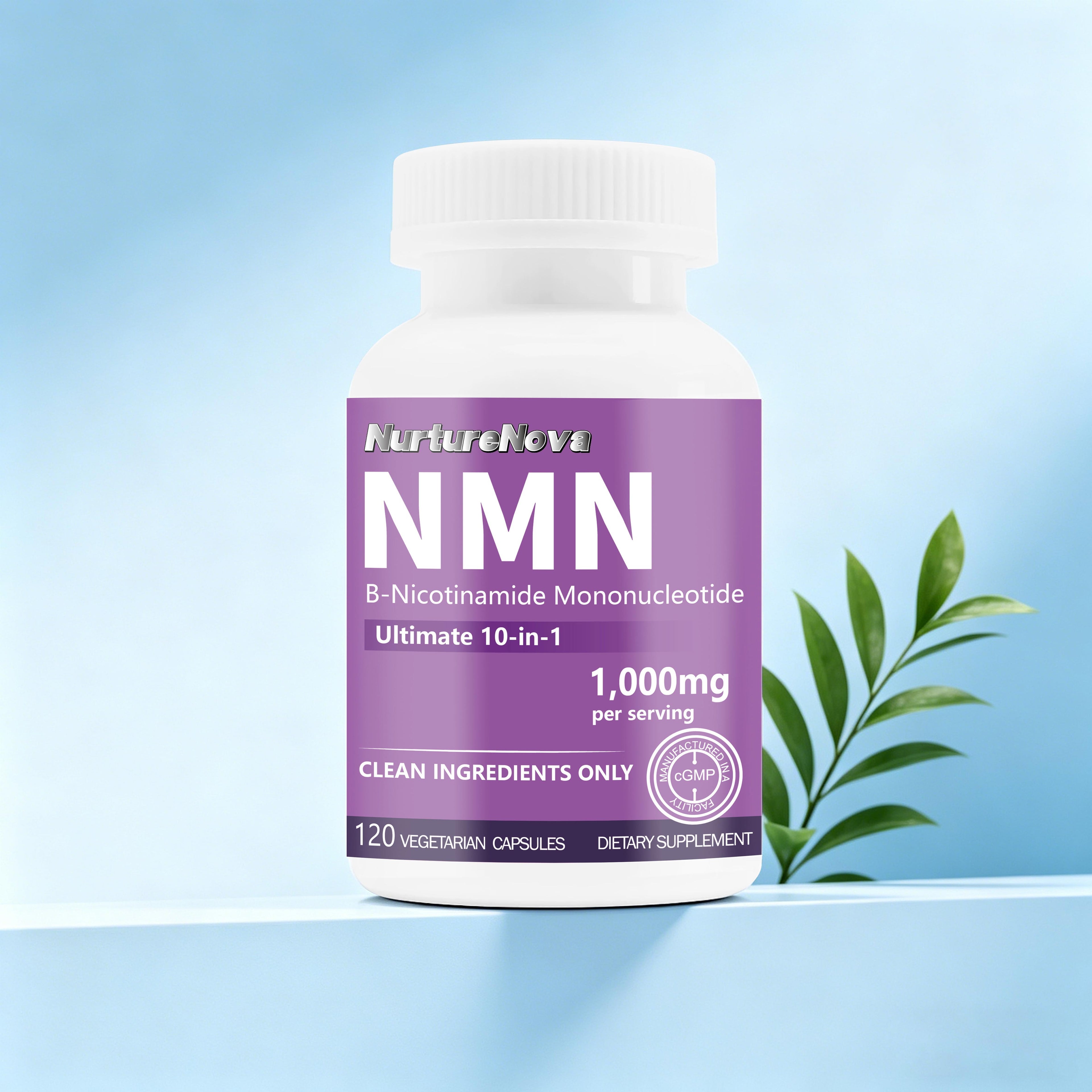 NMN Capsules - Daily Cellular Wellness Support |120 Veg Caps|Dropship