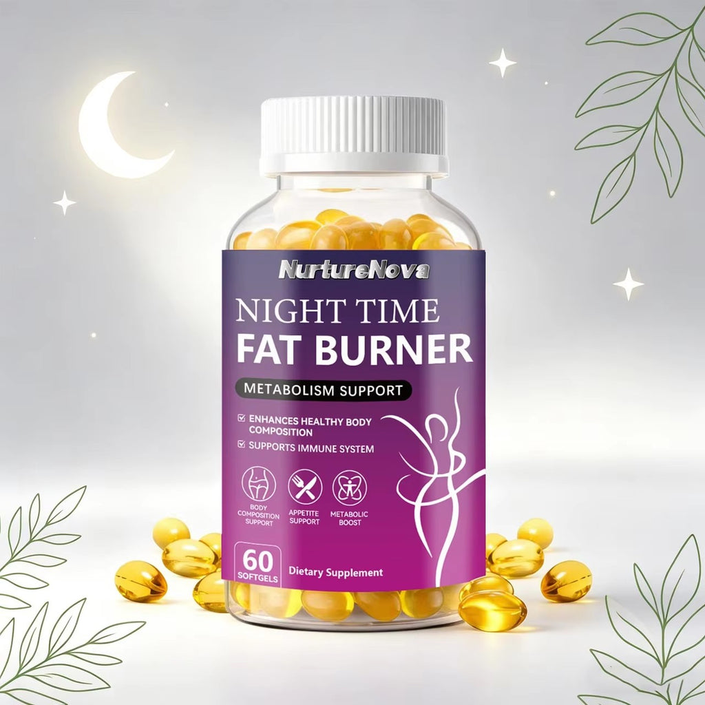 Night Time Fat Burner Softgels-Support Metabolism|60ct|Dropship
