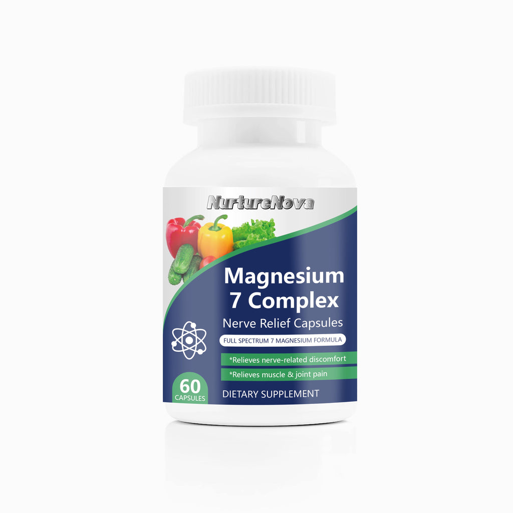 Magnesium 7 Complex Capsules - Muscle Relief |60 Capsules|Dropship