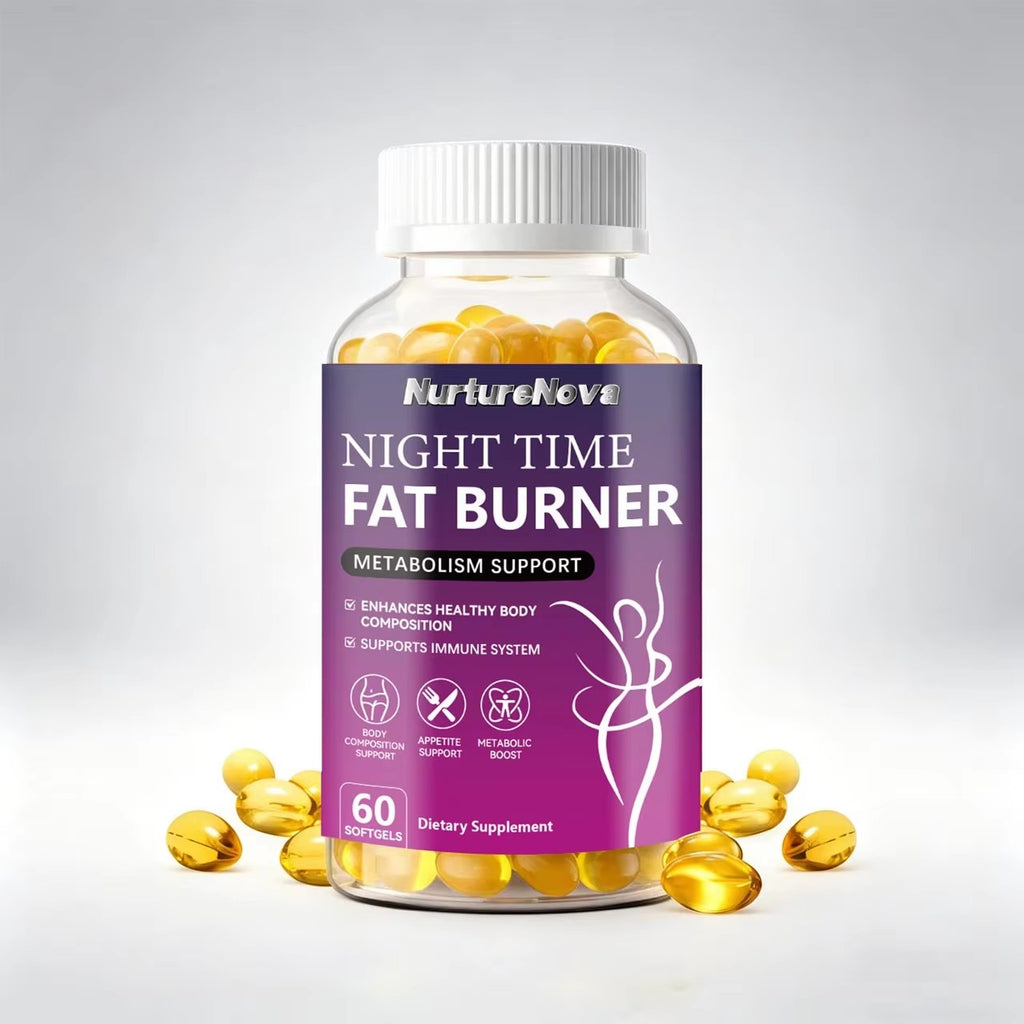 Night Time Fat Burner Softgels-Support Metabolism|60ct|Dropship